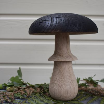 Cèpe en bois de chêne N°05 - 24 cm ⌀ 19